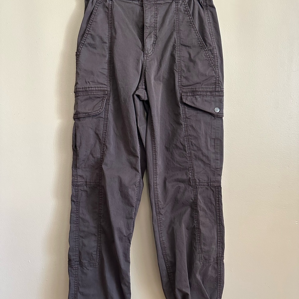 Garage Brown Cargo Jogger Pants